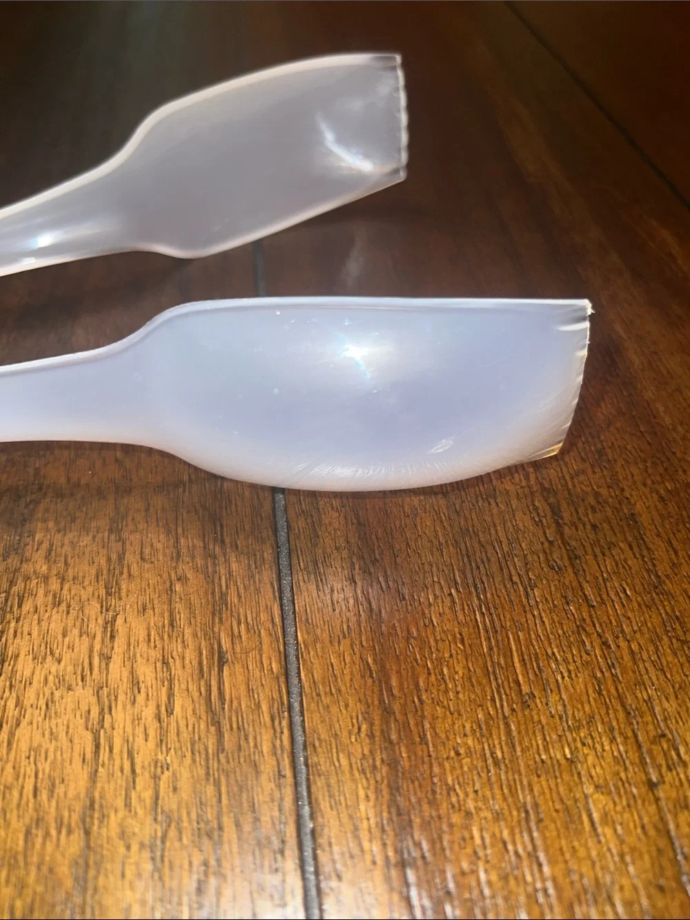 Frosted Plastic Serving Tongs